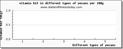 pecans vitamin b12 per 100g